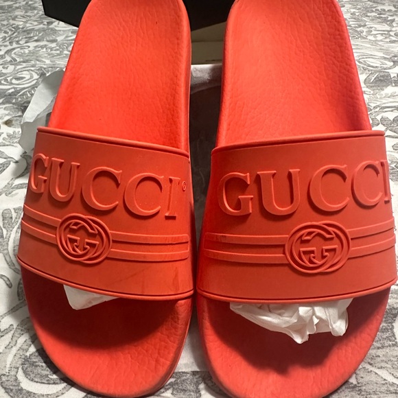 Authentic- Normal Used Women Gucci Slides - Picture 2 of 6